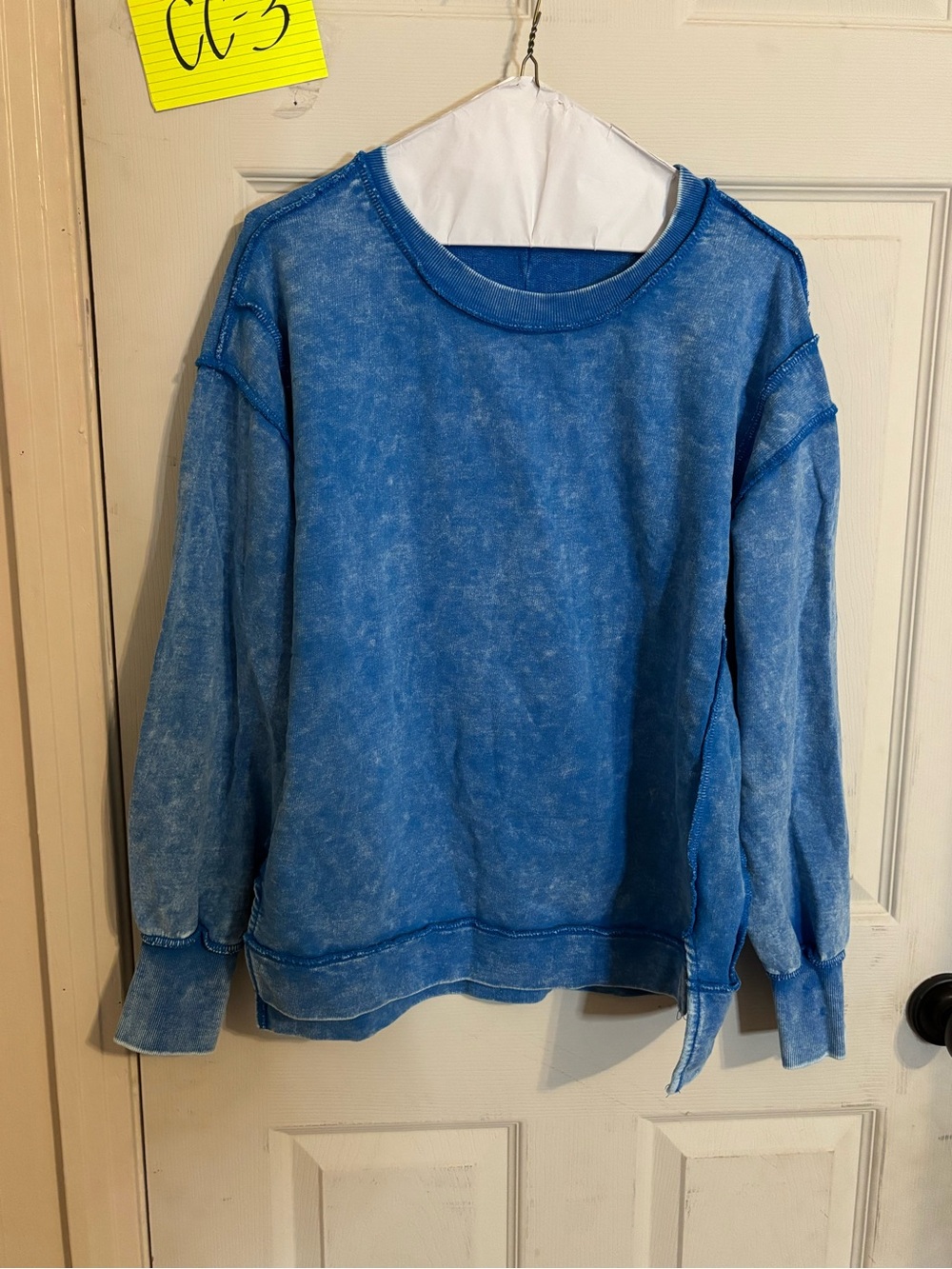 Zenana Outfitters Blue Pullover Sweater